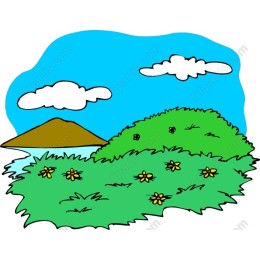Sunny Meadow Landscape