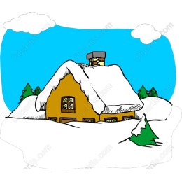 Charming Snowy Cottage