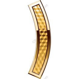 Golden Honeycomb Decorative