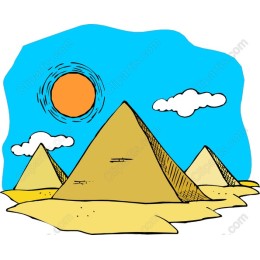 Vibrant Egyptian Pyramids