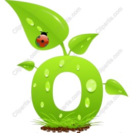 Eco-Friendly Letter O