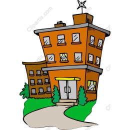 Whimsical Orange Building