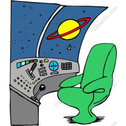 Futuristic Spaceship Cockpit