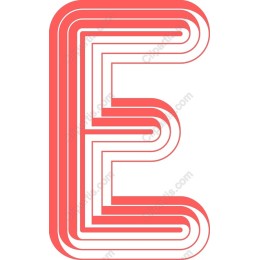 Stylized E Letter