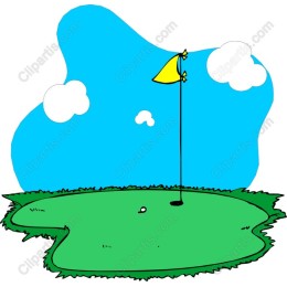 Charming Golf Putting Green