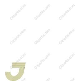 Curved J Line Art