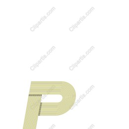 Stylized Minimalist 'P'