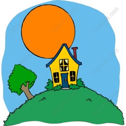 Whimsical Yellow House