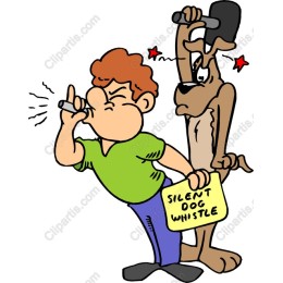Playful Silent Dog Whistle