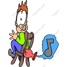 Whimsical Musical Fart Character