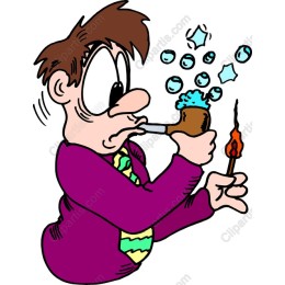Whimsical Bubble Blower Character