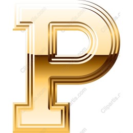 Gold Illuminated P