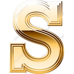 Elegant Gold Letter