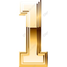 Elegant Gold Number 1 ing Tool