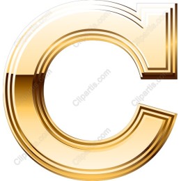 Golden Letter C