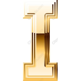 Golden Letter I