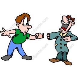 Cartoon Characters: Playful Interaction