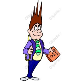 Cheerful Cartoon Character