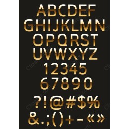 Gold Typography Collection