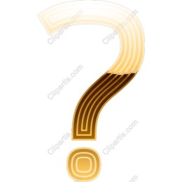 Stylized Gradient Question Mark