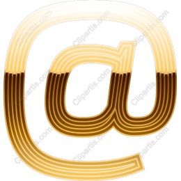 Golden Gradient At Symbol