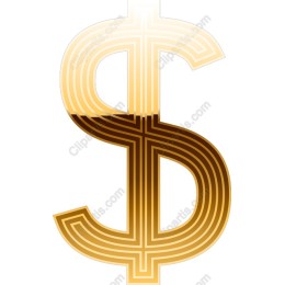 Gold Dollar Sign