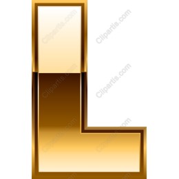 Golden Letter L