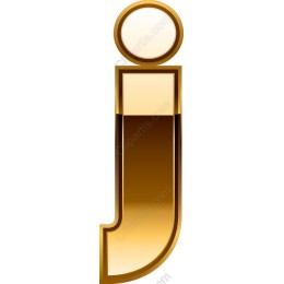 Stylized Gold Inion Icon