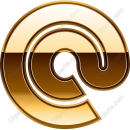 Gold Gradient At Symbol