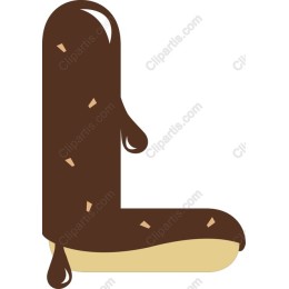Chocolate Lollipop Letter L