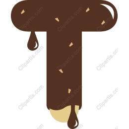 Chocolate-Covered Letter 'T'