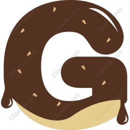 Chocolate Glazed Letter G
