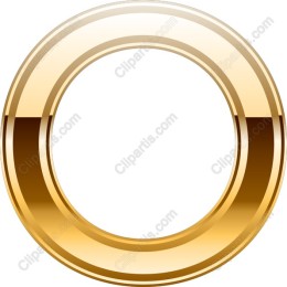 Elegant Gold Circular Banner