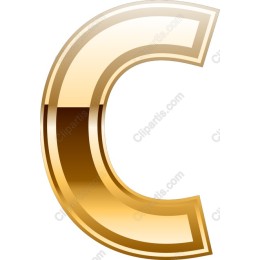 Golden Letter C