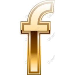 Golden Facebook Logo
