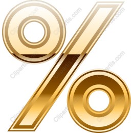 Gold Percent Symbol File