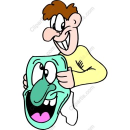 Whimsical Playful Mask Cartoon