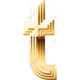 Elegant Golden Cross