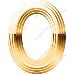 Gold Circular Frame