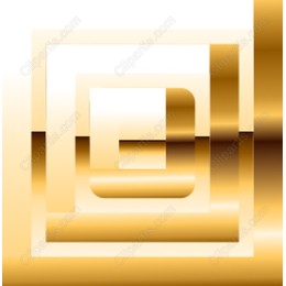 Gold Layered Squares