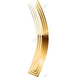 Gold Curved