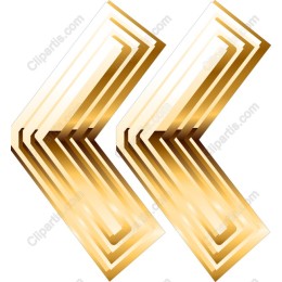 Golden Layered Arrows