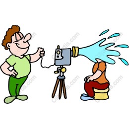 Whimsical Retro Camera Splash