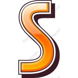 Vibrant Retro Letter