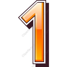 Stylized Number One