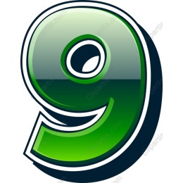 Vibrant Green Number 9