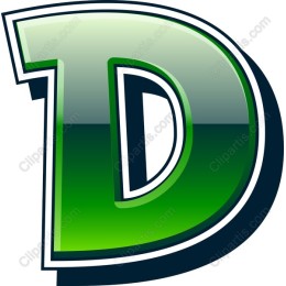 3D Letter D