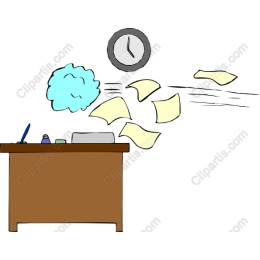 Whimsical Busy Desk