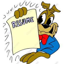 Whimsical Dog Resume