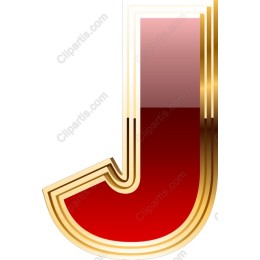 Ornate Red J